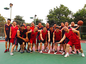 广州大禹举办年中篮球友谊赛